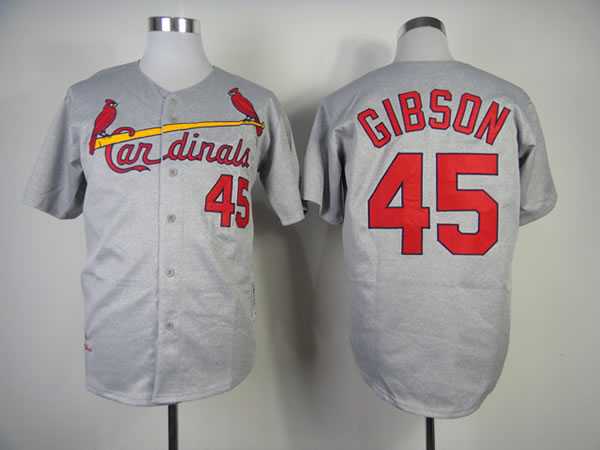 St.Louis Cardinals #45 Gibson Gray Wollens Mitchell And Ness Throwback 1967 Stitched MLB Jersey Sanguo,We sell and wholesale St.Louis Cardinals #45 Gibson Gray Wollens Mitchell And Ness Throwback 1967 Stitched MLB Jersey Sanguo on line form chian!